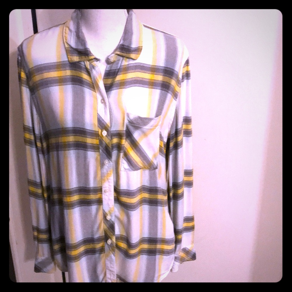 GAP LS Plaid Shirt